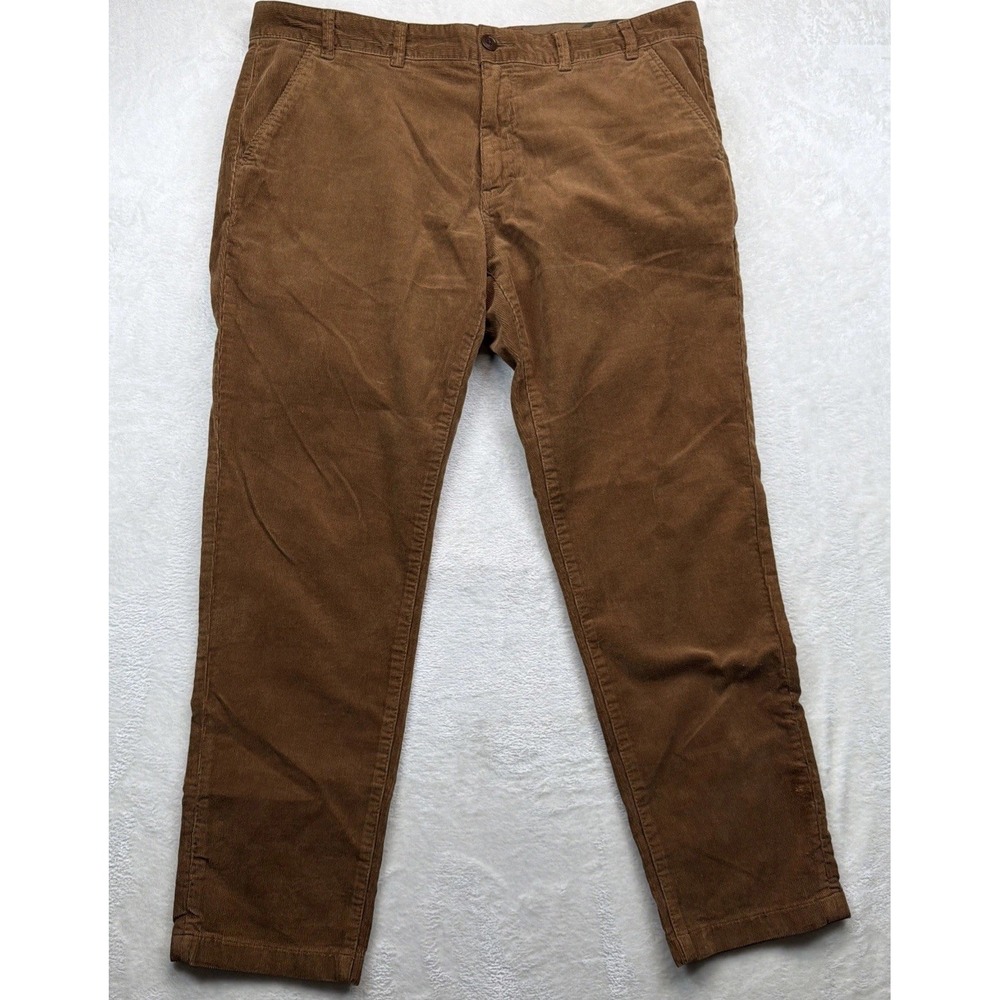 Barbour Mens Corduroy Trousers W42 L32 Brown British Country Heritage Pants